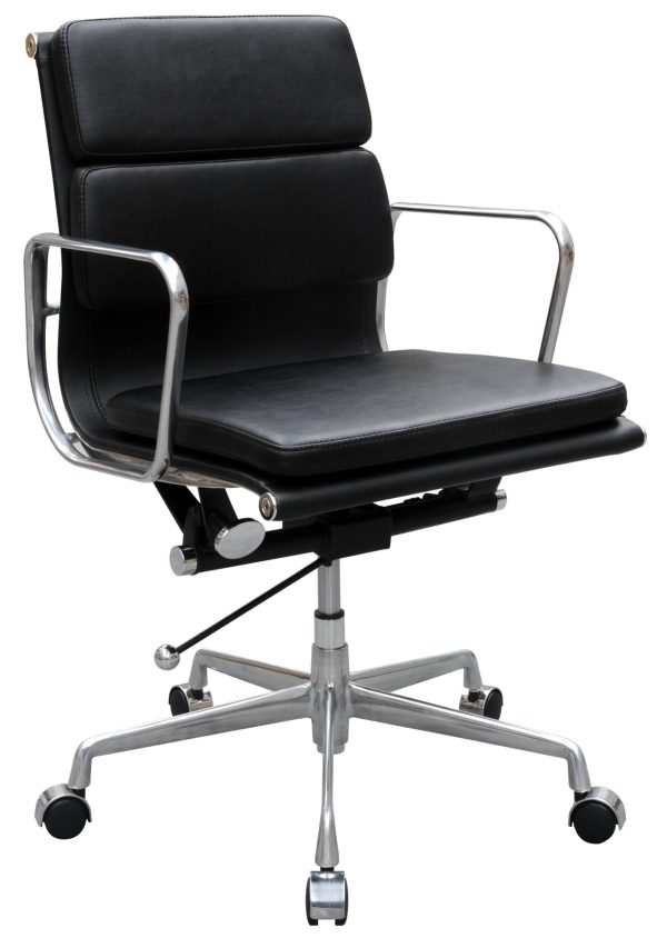 GOPW-E02ML MANTA Leather/PU Office Chair – Medium Back