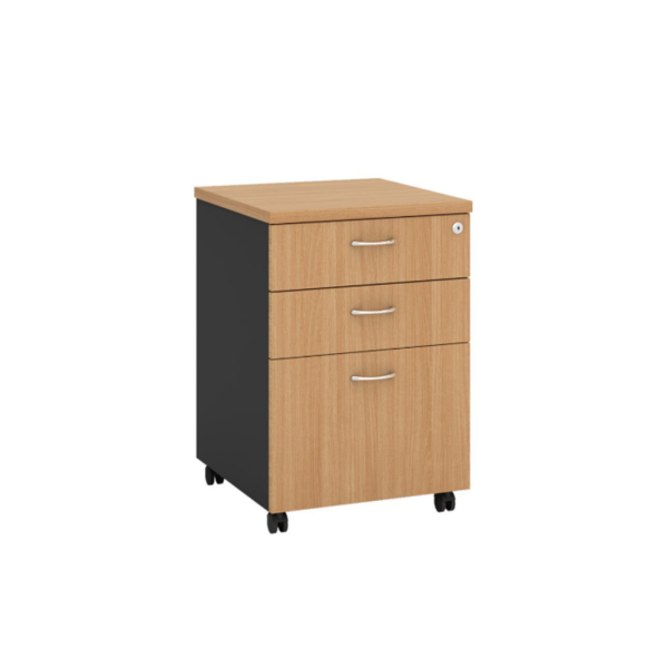 Mobile Pedestal 2 Drawers & 1 File OM-M3