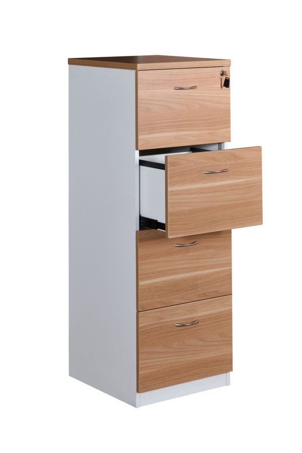 4 Drawer Filing Cabinet OMJ-FC4-CS/WH-WT/CH-VW/WH - Image 6