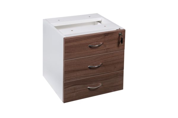 Fixed Desk Pedestal 3 Drawers OMJ-FP3-CS/WH-WT/CH-VW/WH