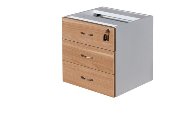 Fixed Desk Pedestal 3 Drawers OMJ-FP3-CS/WH-WT/CH-VW/WH - Image 4