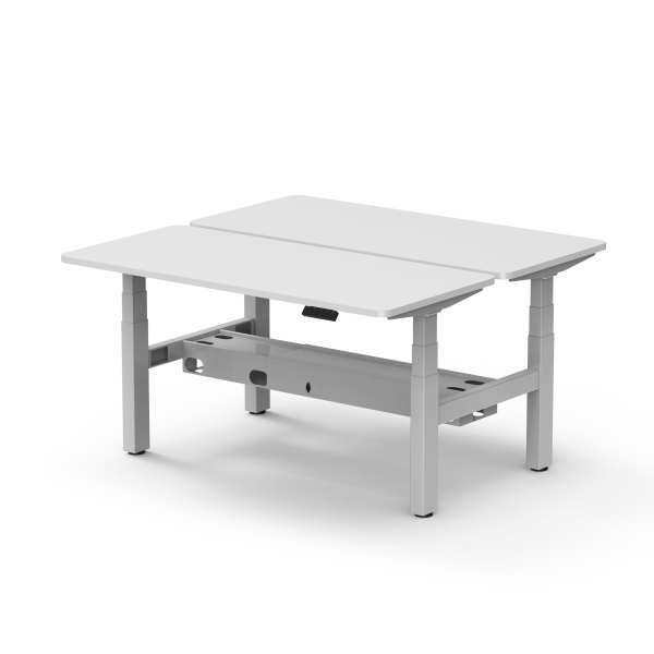 Altura Height Adjustable Twin Desk Frame – Dual Motors per workstation GOPNA-ALTII-DOUBLEWH/BK - Image 3