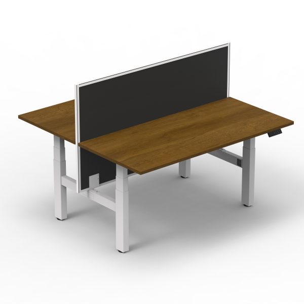 Altura Height Adjustable Twin Desk Frame – Dual Motors per workstation GOPNA-ALTII-DOUBLEWH/BK - Image 5