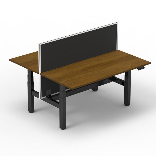 Altura Height Adjustable Twin Desk Frame – Dual Motors per workstation GOPNA-ALTII-DOUBLEWH/BK - Image 8