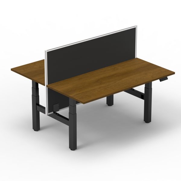 Altura Height Adjustable Twin Desk Frame – Dual Motors per workstation GOPNA-ALTII-DOUBLEWH/BK - Image 9