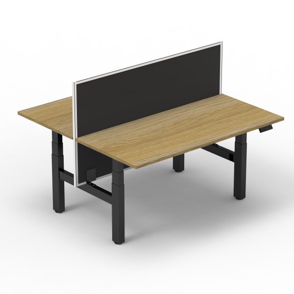 Altura Height Adjustable Twin Desk Frame – Dual Motors per workstation GOPNA-ALTII-DOUBLEWH/BK - Image 10