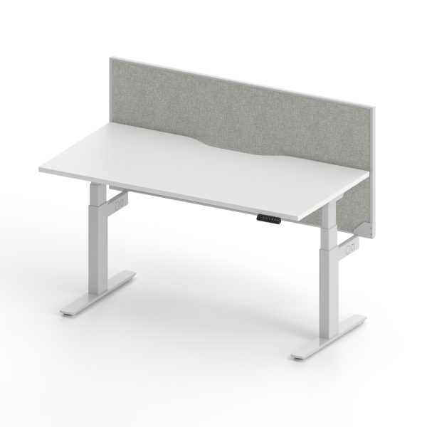 Altura Height Adjustable Twin Desk Frame – Dual Motors per workstation GOPD-ALT3WH/BK