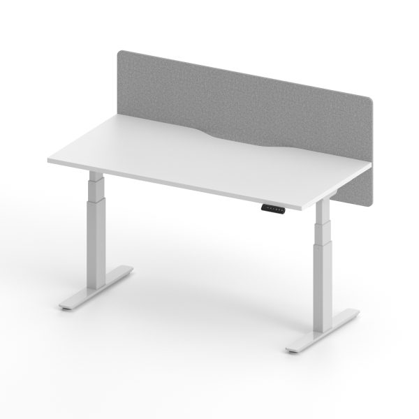 Altura Height Adjustable Twin Desk Frame – Dual Motors per workstation GOPD-ALT3WH/BK - Image 2