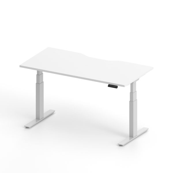 Altura Height Adjustable Twin Desk Frame – Dual Motors per workstation GOPD-ALT3WH/BK - Image 3