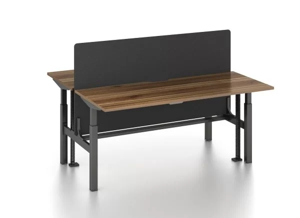 Altura Height Adjustable Twin Desk Frame – Dual Motors per workstation GOPD-ALT2CII-DOUBLEWH/BK - Image 3