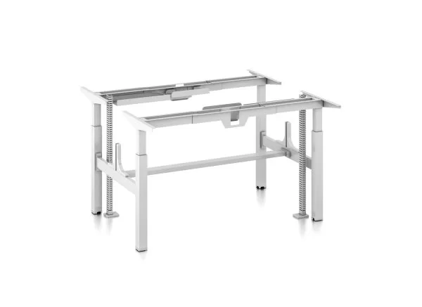 Altura Height Adjustable Twin Desk Frame – Dual Motors per workstation GOPD-ALT2CII-DOUBLEWH/BK - Image 2